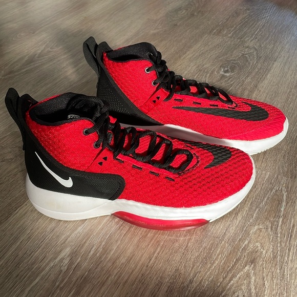 EUC Men’s Nike Zoom Rize BQ5468-600 University Red Basketball Shoes US 7 - Picture 1 of 9